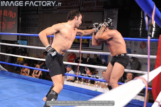2013-11-16 Vigevano - Born to Fight 3407 Rob Le Noir-Marcello Monetti - MMA